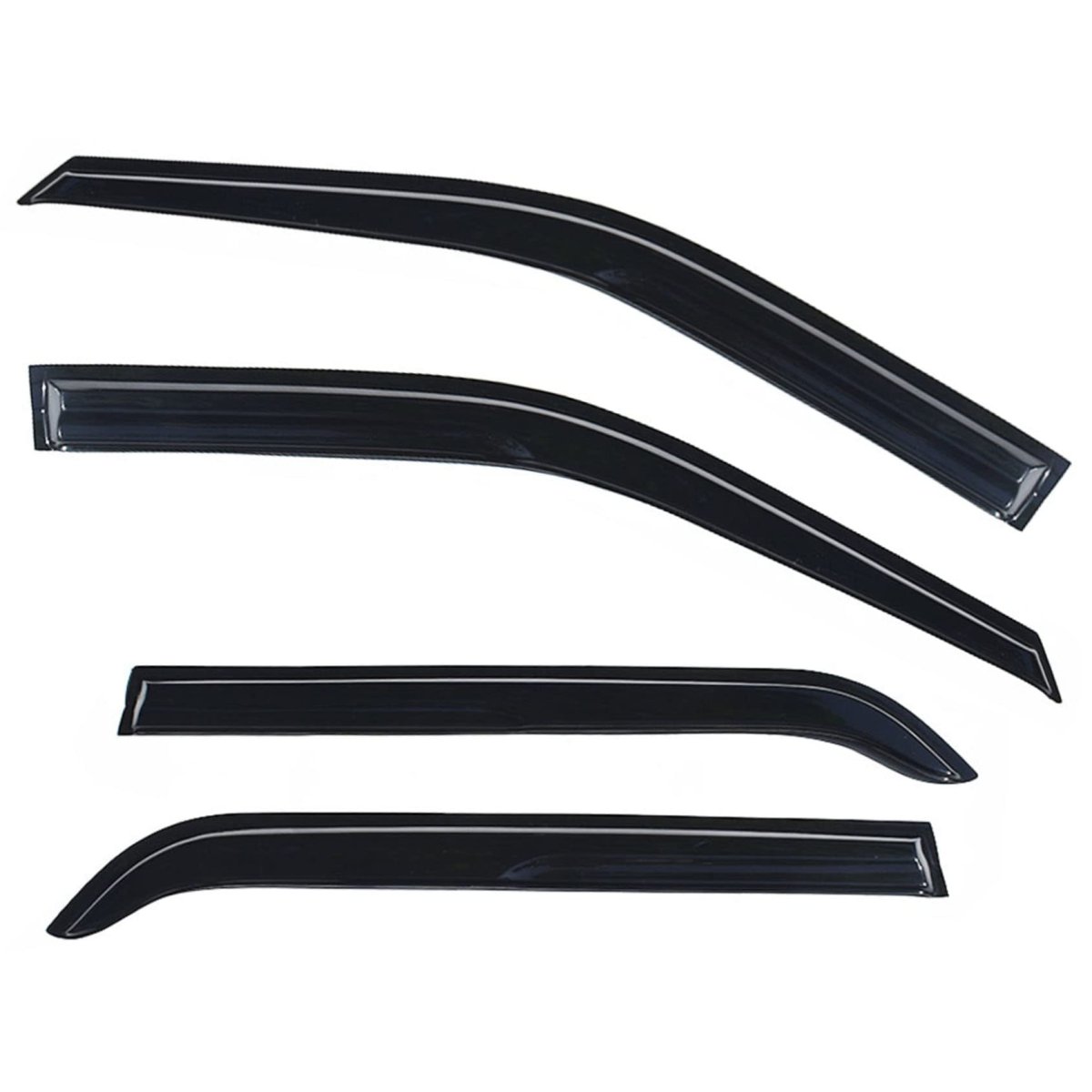 Window Visors Sun Rain Guards For Explorer 2011 2019 4 Pack Vent Shade Deflectors Made Of Abs Plastic Car Exterior Protection