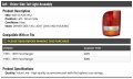 Left Driver Side Tail Light Assembly Compatible With 1993-1997 Ford Ranger 4wd Rwd