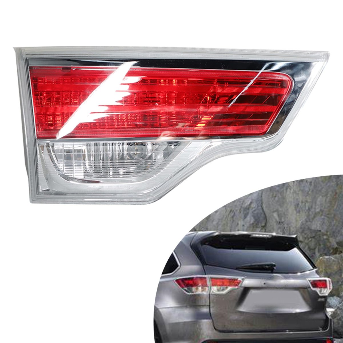 Inner Left Side Tail Light Assembly Replacement For Highlander 2014 2015 2016 Driver Lamp 815900e060