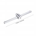 Uxcell 1 4-inch Drive Sliding T-handle Socket Wrench Chrome Finish Cr-v Steel 2 Pcs