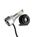 Auxbeam H7 Led Kit Headlights Bulbs Base Holders Adapters For Vw Volkswagen Golf 6 Multivan Touran Sharan Scirocco Pack Of 2 