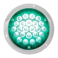 Gg Grand General 82274 Green Green Led Light 4 Pearl 24 With Clear Die Cast Housing 