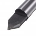 Uxcell Mt3 Tungsten Steel Half Notched Lathe Dead Center Morse Taper 3mt 60 Degree Drill Tool For Woodworking Woodturning