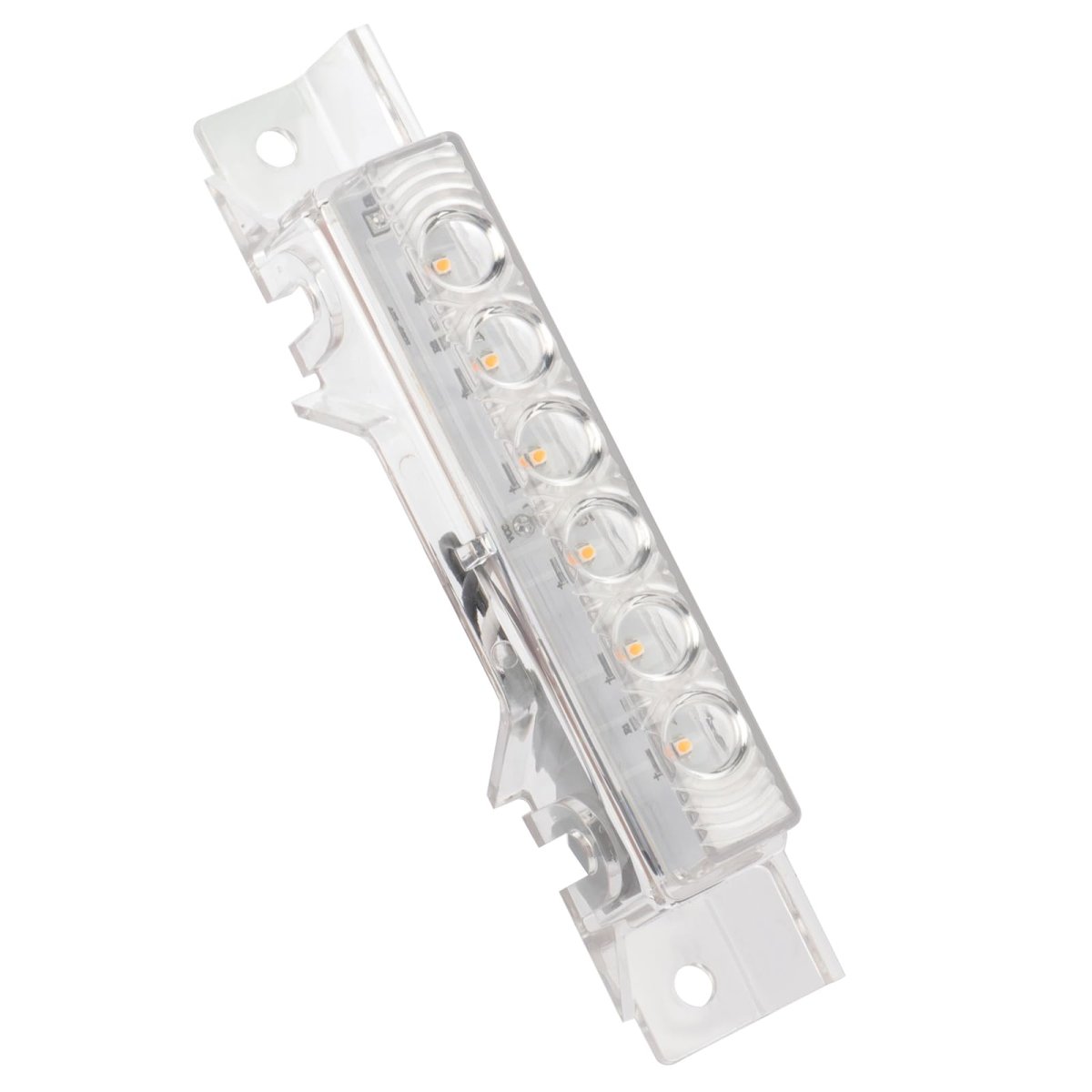 Amber Cab Marker Roof Running Light Assembly With Clear Lens 6led For 2004 Vn And 2003 2020 Vnl Trucks Waterproof Ip67 Top