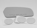 07-10 Kia Optima Magentis Right Passenger Convex Mirror Glass Lens W Adhesive Usa No Backing Plate 