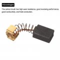 Uxcell 10 Pack Cb-411 Carbon Brushes 13x9x6mm Power Tool For Electric Hammer Drill Motor