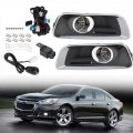 2pcs Front Driving Fog Light Assembly With Bulbs And Switch Wiring Kit Replacement For 2013-2015 Malibu 