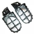 Hongk- Gray Motocross Mx Steel Foot Pegs Compatible With Kawasaki Kx65 Kx85 Kx100 Kx80 Suzuki Rm100 B01bi83fnq