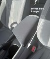 Car Console Covers Plus Designed For Hyundai Elantra 2023-2024 Neoprene Auto Armrest Center Cover Long Side On Driver Seat Gray