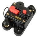 60 Amp Circuit Breaker For Trolling Motor Auto Car Marine Boat Bike Stereo Audio Inline Fuse Inverter With Manual Reset 12v 24v 