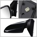 Hy1320241 Oe Style Powered Heated Driver Left Side View Door Mirror Compatible With Elantra Gt 13-17