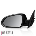 Ki1320218 Factory Style Driver Left Side Mirror Manual Folding Power Adjust Heated Glass Compatible With Rio 18-20 Paint To