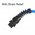 Uxcell Pg7 Cable Gland Waterproof Ip68 Nylon Joint Adjustable Locknut With Strain Relief For 4 5-7 8mm Dia Wire