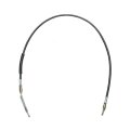 Parking Brake Cable Rear Passenger Side For Cadillac Xlr 2004 Steel With Epdm Rubber Jacket And Mounting Bracket 