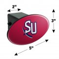 Graphics More Shenandoah University Secondary Logo Oval Tow Trailer Hitch Cover Plug Insert