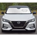 Custom Fit Silver Reflective Bubble Roll Up Auto Windshield Sun Shade For Nissan Sentra 2020 To 2024 Uv Ray Protection Interior