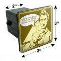 Finish Your Beers Sober People In China Funny Humor Tow Trailer Hitch Cover Plug Insert