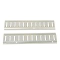 2 Pack Silver E-track Tie Down Rail Kitinch Wall-mounted Tool Storage Rack Heavy Loads Up To 2 000 Lbs Replacement For Truck 