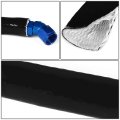 Black Heat-shielded Fire Sleeve Compatible With Oil Fuel Lines Electrical Wiring 22mm X 10-ft