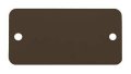 Ch Hanson Tag-2 X4 Round Corners Anodized Aluminum Black 5pk 