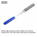 Uxcell Wood Engraving Router Bit 1 8 3 175mm Shank 0 2mm Tip 10 Degree Solid Carbide Cnc 3d Milling Cutter For Carving Acrylic