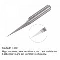 Uxcell Wood Engraving Router Bit 1 8 3 175mm Shank 0 2mm Tip 10 Degree Solid Carbide Cnc 3d Milling Cutter For Carving Acrylic
