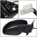 Auto Dynasty Ni1321295 Factory Style Passenger Right Side Mirror Manual Folding Power Adjust Heated Glass Compatible With Kicks