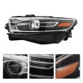 Headlamp Assembly Halogen Projector Headlight Black Left Side Replacement For 2016-2019 Taurus
