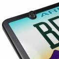 Ipick Image For Ram Logo In Black Dome On Two Abs Plastic License Plate Frame Screw Cover Set
