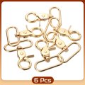 6pcs Swivel Snap Hook 38mm 1 2 Trigger Heavy Duty Zinc Alloy Metal Lobster Claw Clasp Lanyard Clips For Straps Bags Belting