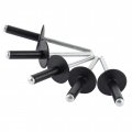 Ispinner 50pcs 3 16 X 1 Large Flange Aluminum Blind Rivets 4 8 25mm Pop Black 