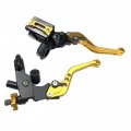 Usonline911 Universal 7 8 Motorcycle Cnc Brake Clutch Master Cylinder Lever Set Reservoir Gold