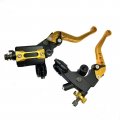 Usonline911 Universal 7 8 Motorcycle Cnc Brake Clutch Master Cylinder Lever Set Reservoir Gold