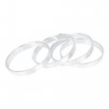 X Autohaux 4pcs 67 1 To 65 Mm Aluminium Alloy Car Hub Centric Rings Wheel Bore Spacer