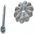 Ap Products 012-rtcr100 Clear Rosettes With Screw Pack Of 100 