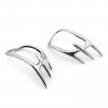 Topteng Goldwing Chrome Fairing Mirror Back Accent Grilles Fit For Honda Gl1800 2001-2011