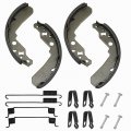 Front Rear Brake Wheel Cylinders Shoes Fit For Kawasaki Mule 600 610 Kaf400 2005-2009 Oem 43092-0001 41047-0001 41047-1052