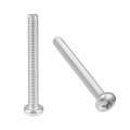 M6x55mm Machine Screws Pan Phillips Cross Head Screw 304 Stainless Steel Fasteners Bolts 20pcs 