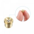 Uxcell Brass Push Button Flange Grease Oil Cup 5mm Ball Oiler For Lubrication System 4pcs