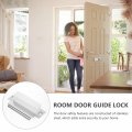 Doitool 3 Sets Guide Sheet Door Security Devices Strike Plate Guard Jamb Deadbolt Latch Metal Extended Stainless Steel