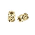 100pcs M3x5 7x4 6mm Knurled Insert Nut Brass Threaded Embedment Nuts 3d Printing For Parts Laptop Automotive Plastic Shell 