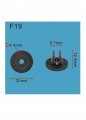 Autobahn88 Splash Shield-under Cover Nut Compatible With Ford Oem W702438s300 Pack Of 20