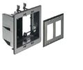 Arlington Tvbu505bl-1 Tv Box Recessed Outlet Wall Plate Kit 2-gang Black 1-pack 