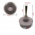 2 Inch 50mm Brush Bristle Disc Abrasive Polishing Grinding Wheel With 1 4 Shank For Burr Rust Removal 120 Grit 1pcs