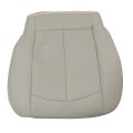 Secos Wheat Tan Perforated Front Passenger Side Bottom Microfiber Leather Replacement Seat Cover For Infiniti G37 2008 2009 