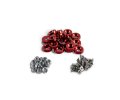 Polaris Rzr Ranger Sportsman M6 Aluminum Fender Washer Lock Nut And Bolt Accessory Kit Orange 20 Piece