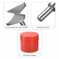 Uxcell Forstner Wood Boring Drill Bit 90mm Dia Hole Saw Carbide Alloy Steel Tip Round Shank Cutting Tool For Plywood