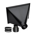 Big Gulp Dust Hood 70346 With In Flex Cuff And 4 To 2 5 Reducer Plastic Collection 13 X 16 Opening Hose Clamps 