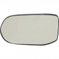 Honda Civic 2006 07 08 09 10 2011 Mirror Glass Driver Side Non-heated W Backing Plate Flat Type Sedan Replacement For 