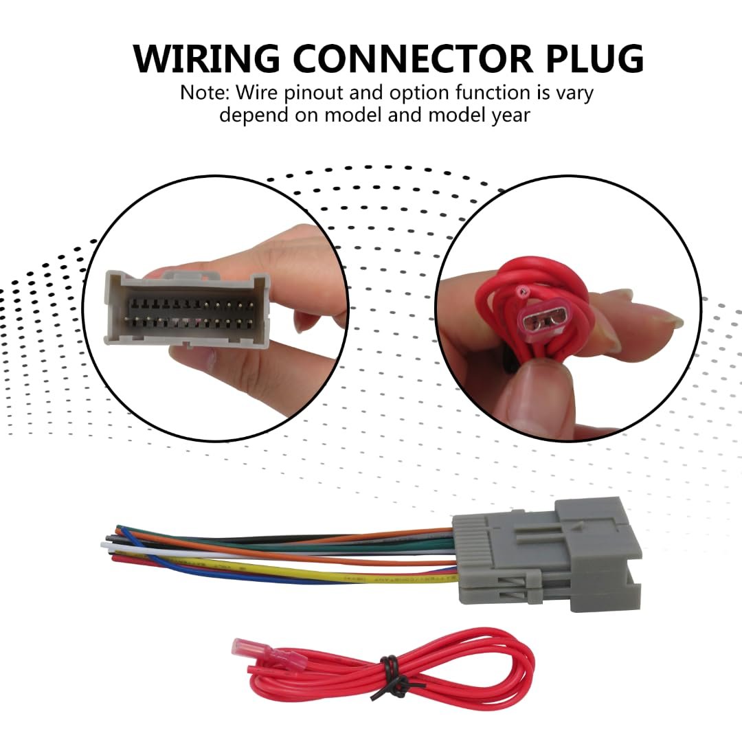 Stereo Radio Wiring Harness Connector Adapter For Chevrolet Malibu 2004 2005 Classic Models Grey Wire Cable Assembly